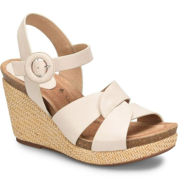 Sofft Cassidy Beige  Wedge Sz 10M New - Picture 4 of 13